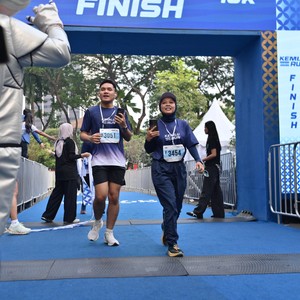 Race photo from KEMLU RUN 2026