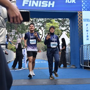 Race photo from KEMLU RUN 2026