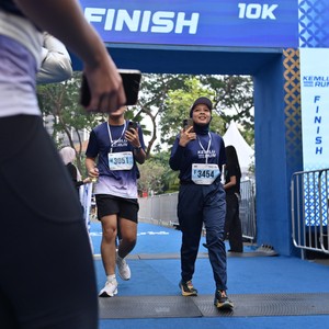 Race photo from KEMLU RUN 2026