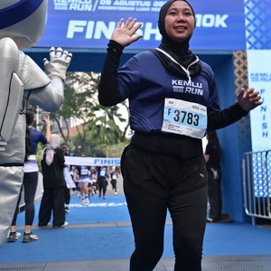 Race photo from KEMLU RUN 2026