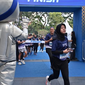 Race photo from KEMLU RUN 2026