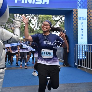 Race photo from KEMLU RUN 2026
