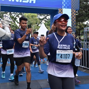 Race photo from KEMLU RUN 2026