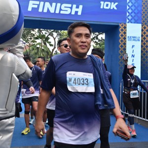 Race photo from KEMLU RUN 2026
