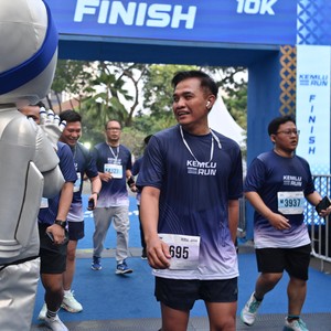 Race photo from KEMLU RUN 2026