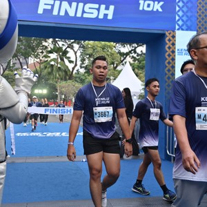 Race photo from KEMLU RUN 2026