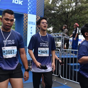Race photo from KEMLU RUN 2026