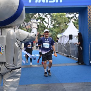 Race photo from KEMLU RUN 2026