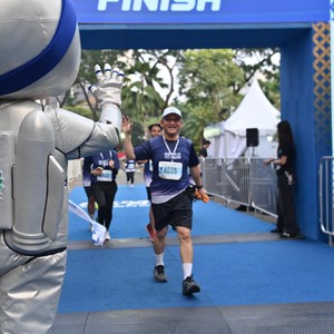 Race photo from KEMLU RUN 2026