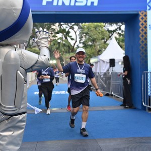 Race photo from KEMLU RUN 2026