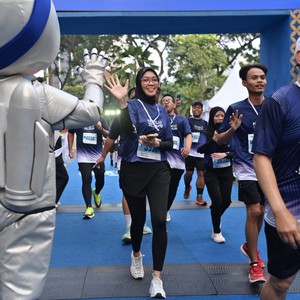 Race photo from KEMLU RUN 2026