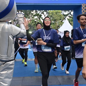 Race photo from KEMLU RUN 2026