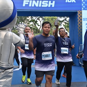 Race photo from KEMLU RUN 2026