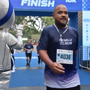 Race photo from KEMLU RUN 2026