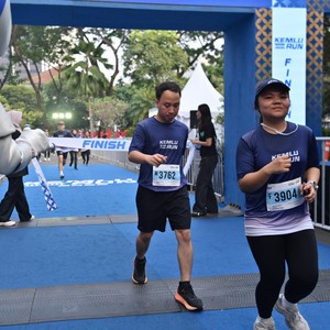 Race photo from KEMLU RUN 2026