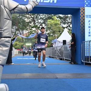 Race photo from KEMLU RUN 2026