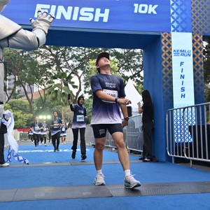 Race photo from KEMLU RUN 2026
