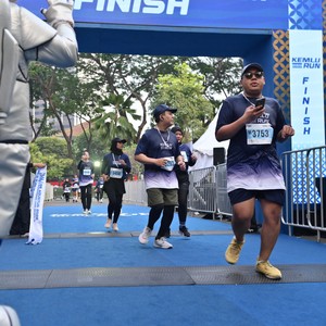 Race photo from KEMLU RUN 2026