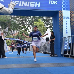 Race photo from KEMLU RUN 2026