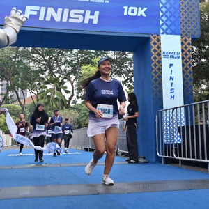 Race photo from KEMLU RUN 2026