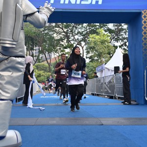 Race photo from KEMLU RUN 2026