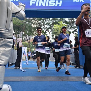 Race photo from KEMLU RUN 2026