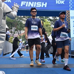 Race photo from KEMLU RUN 2026