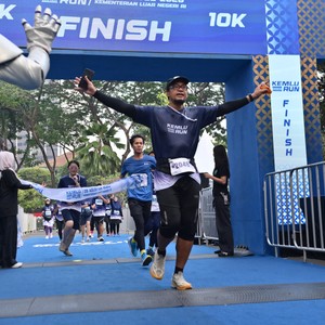 Race photo from KEMLU RUN 2026