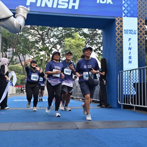 Race photo from KEMLU RUN 2026