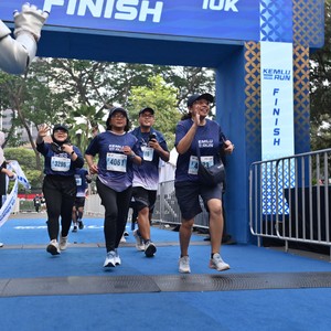 Race photo from KEMLU RUN 2026