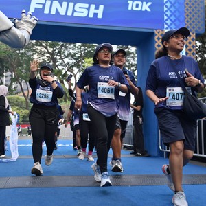 Race photo from KEMLU RUN 2026