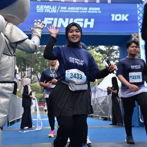 Race photo from KEMLU RUN 2026