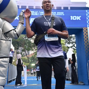 Race photo from KEMLU RUN 2026