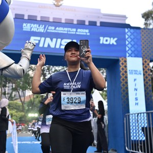 Race photo from KEMLU RUN 2026