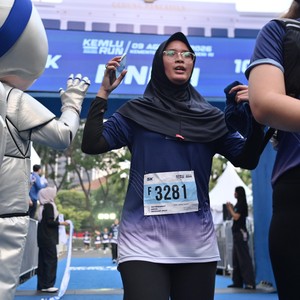 Race photo from KEMLU RUN 2026