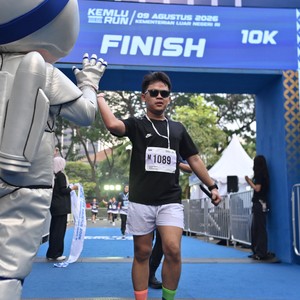 Race photo from KEMLU RUN 2026