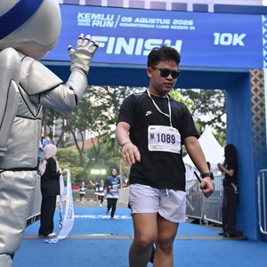 Race photo from KEMLU RUN 2026