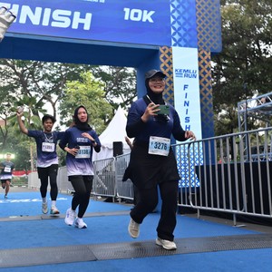 Race photo from KEMLU RUN 2026