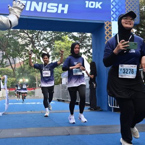 Race photo from KEMLU RUN 2026