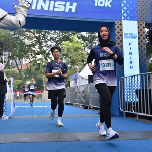 Race photo from KEMLU RUN 2026