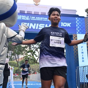 Race photo from KEMLU RUN 2026