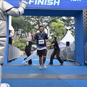 Race photo from KEMLU RUN 2026