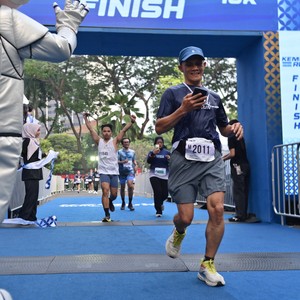 Race photo from KEMLU RUN 2026