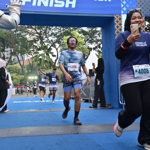 Race photo from KEMLU RUN 2026