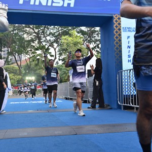 Race photo from KEMLU RUN 2026