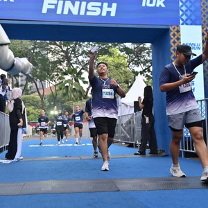 Race photo from KEMLU RUN 2026