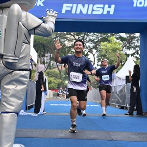 Race photo from KEMLU RUN 2026