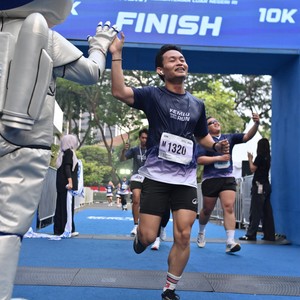 Race photo from KEMLU RUN 2026