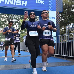 Race photo from KEMLU RUN 2026