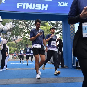Race photo from KEMLU RUN 2026